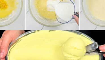 cream ice lemon milk 